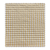 Comprar Tela Vichy Amarillo y Topo Seersucker | Tejido Bicolor Fresco y Ligero