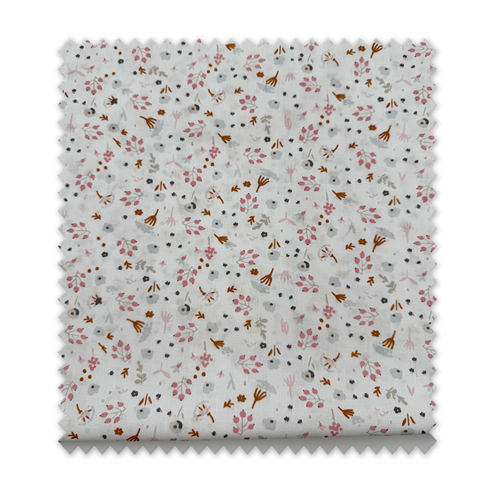 Tela popelín floral Diente de León en retal para costura