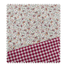 Telas a precios de almacén, ideas de combinados con telas florales