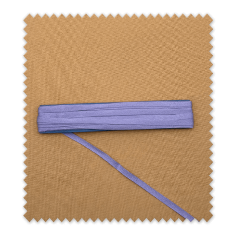 Cinta decorativa de algodón color lila para costura