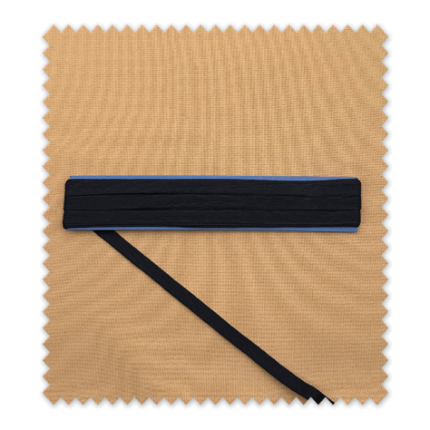 Cinta de algodón negro en rollo de 10 metros a 1€