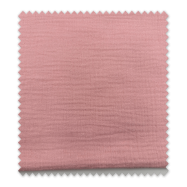 Comprar Retal 0,60 m doble gasa rosa bebé de algodón