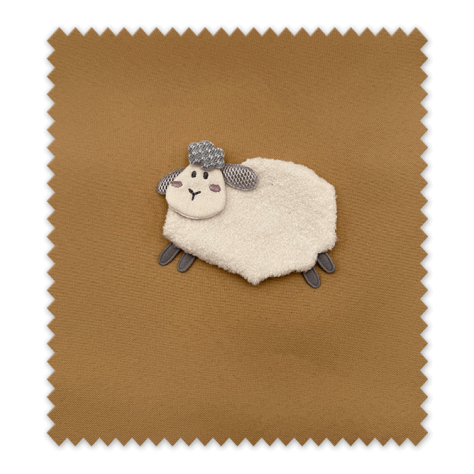 Parche bordado oveja mercería online