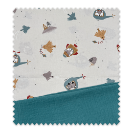 Comprar telas combinadas infantiles al mejor precio de almacén.