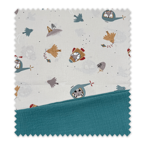 Comprar telas combinadas infantiles al mejor precio de almacén.