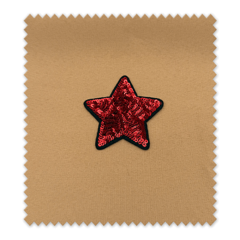 parche estrella, parche brillo, parches para ropa, accesorios de costura