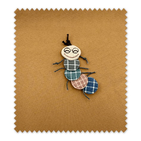 parche gusano, parche divertido, parches infantiles, parches para ropa,