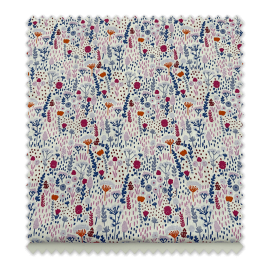 Retal de algodón 100% estampado flores. Algodón floral para costura creativa