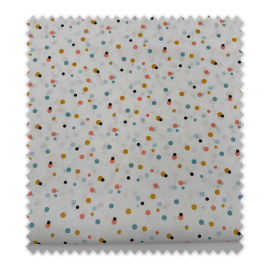 Retal 0,75 m Tela Puntos Alegría |  Estampado en Oferta