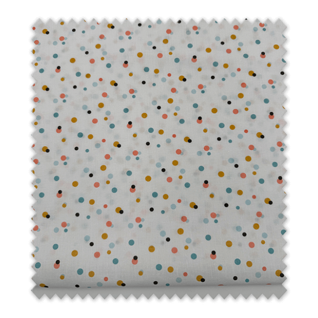 Retal 0,75 m Tela Puntos Alegría |  Estampado en Oferta