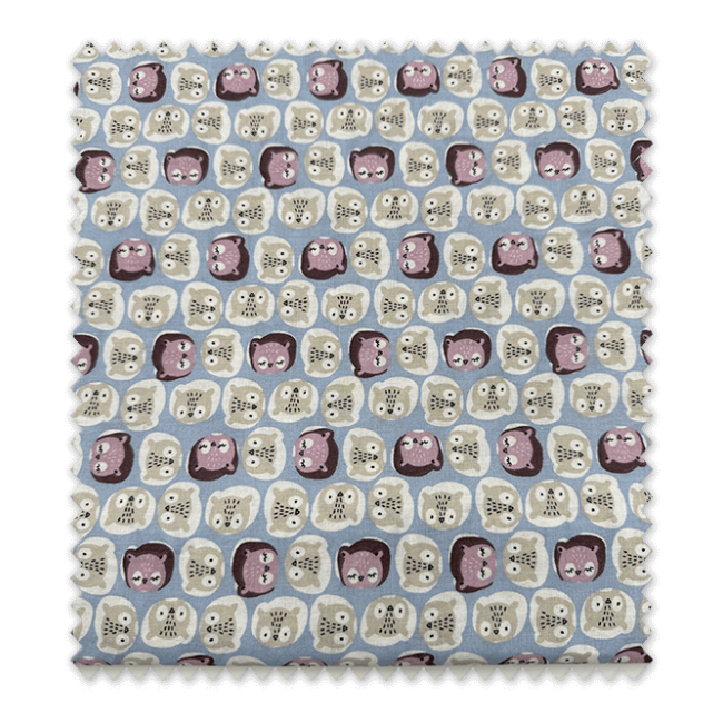 Comprar telas por metros y retales al mejor precio. Tela algodón búhos para costura infantil