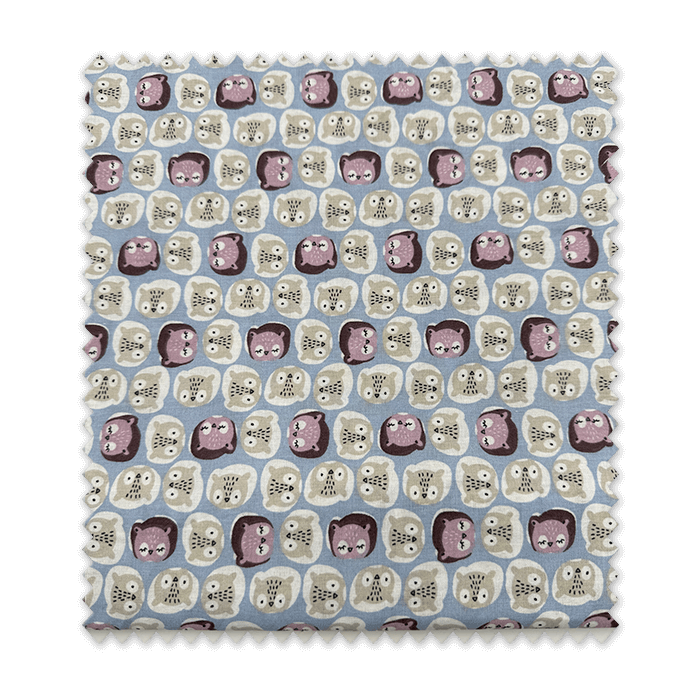 Comprar telas por metros y retales al mejor precio. Tela algodón búhos para costura infantil