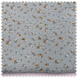 Tela de Doble Gasa motivos florales al mejor precio.