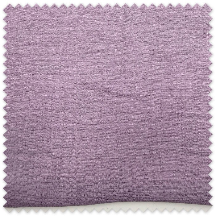 Comprar Retal 0,80 m doble gasa lila de algodón