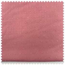 Retal plumeti algodón rosa empolvado