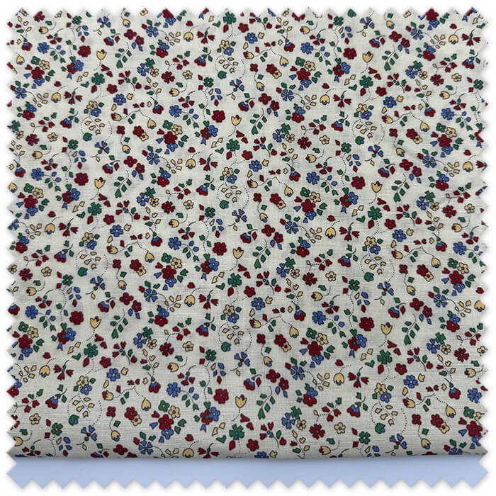 Comprar popelín flores tienda de telas online