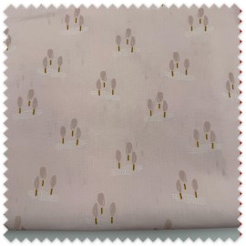 comprar retal popelín rosa empolvado online