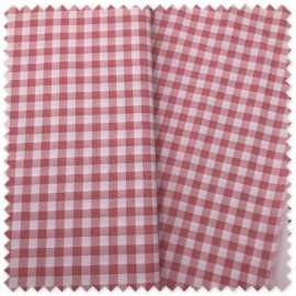Tela Vichy Rosa Empolvado Algodón Orgánico | Comprar Tela por Metros