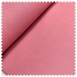 tela mini waffle rosa empolvado algodón textura nido de abeja elegante y suave