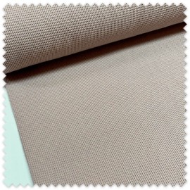 Tela mini waffle rosa vintage en detalle con relieve tipo nido de abeja