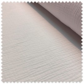 Doble gasa blanca | Tela bambula algodón por metros | Tienda de telas online