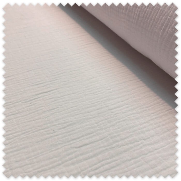 Doble gasa blanca | Tela bambula algodón por metros | Tienda de telas online