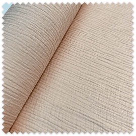 tela de algodón doble gasa natural