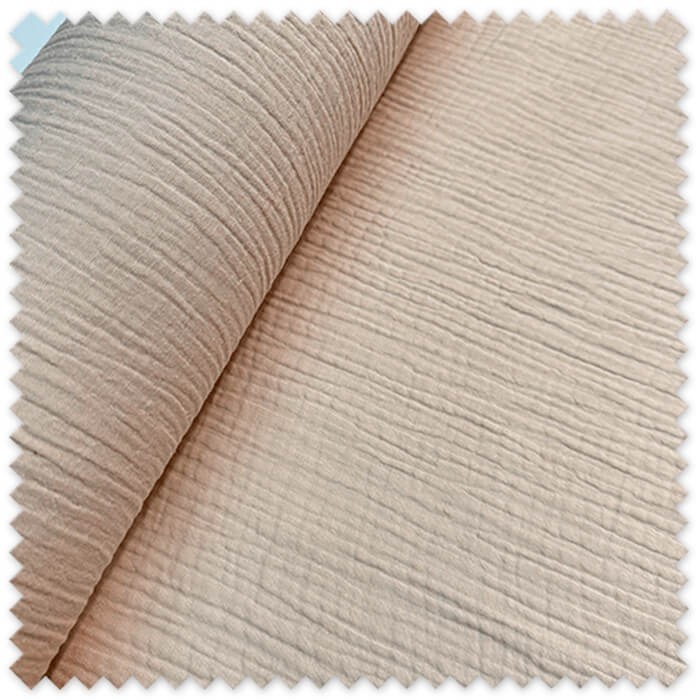 tela de algodón doble gasa natural