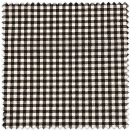 Comprar Tela Algodón 100% Cuadro Vichy Negro 2,80m