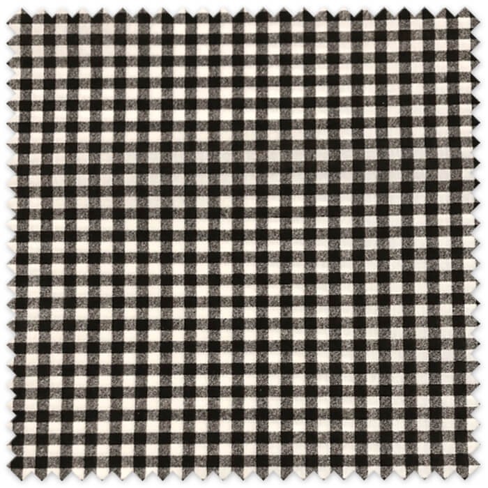 Comprar Tela Algodón 100% Cuadro Vichy Negro 2,80m