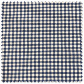 Tela Vichy Azul Marino ideal para confección, manualidades y decoración