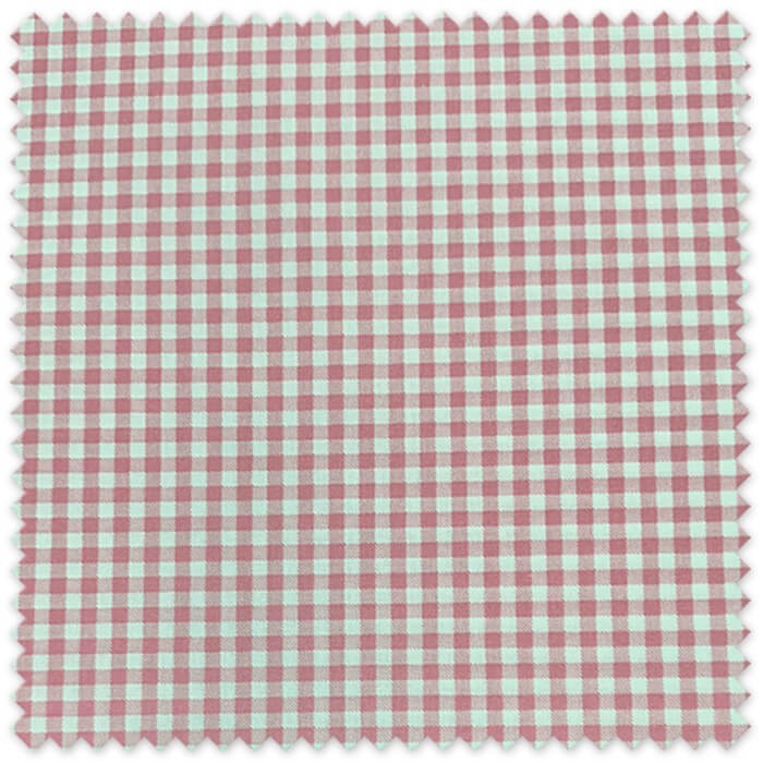 algodón 100% vichy rosa por metros