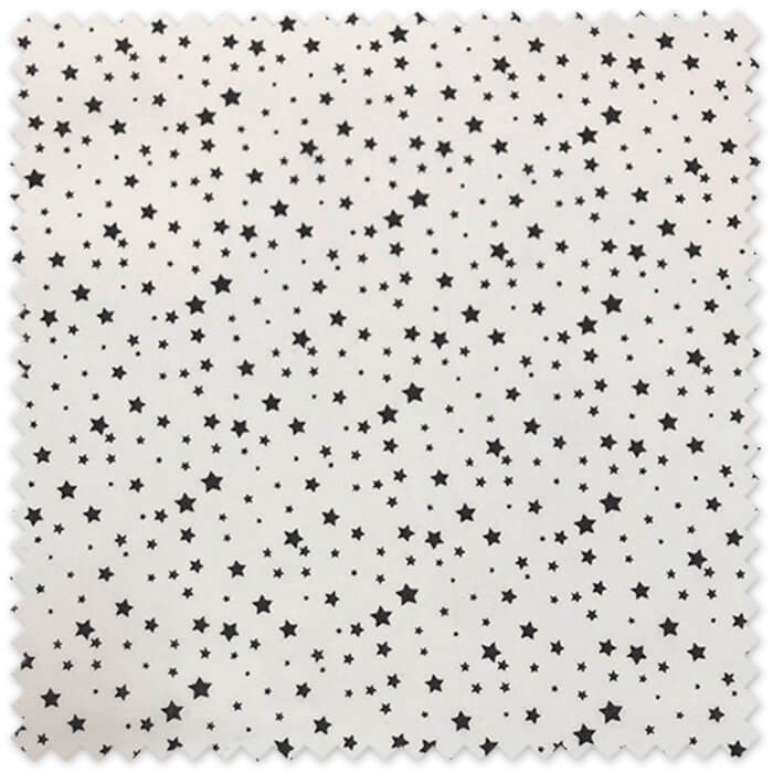 algodón decoración estrellas por metros