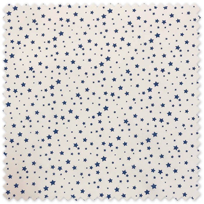 tela algodón estrellas azul marino 2,80 metros