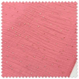 Tela ligera doble gasa con lurex tienda online