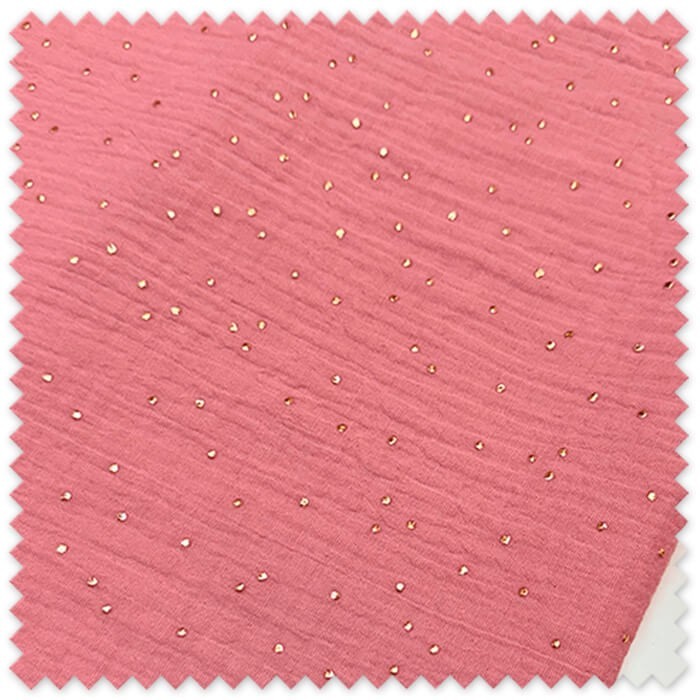 Tela ligera doble gasa con lurex tienda online