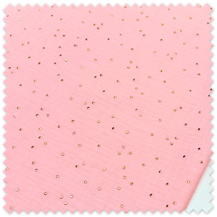 Comprar tela doble gasa infantil rosa online