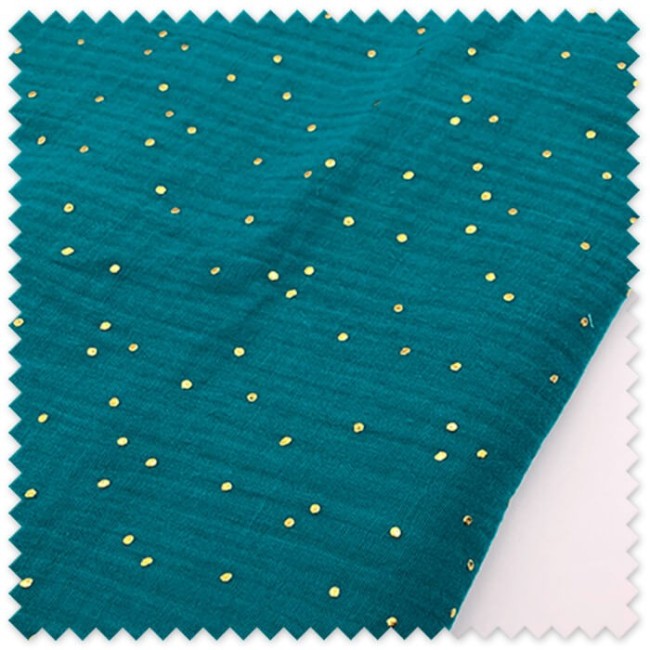 bambula verde esmeralda con brillo