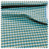 Comprar Cuadro Vichy Seersucker Pistacho y Azul | Venta de telas Online