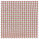 Todo en telas de cuadros de vichy bicolores