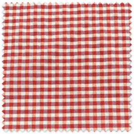 Telas de cuadros de vichy bicolor por metros al mejor precio