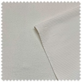 Tela doble cara rizo waffle natural para baño