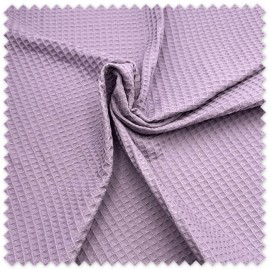 Comprar telas de waffle color malva por metros