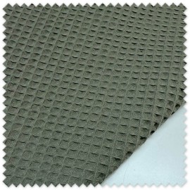 Tela waffle verde caqui por metros