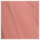 Tela Waffle Plano Algodón Orgánico Rosa Melocotón | Tela Ecológica