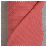 detalle textura panal algodón orgánico marsala