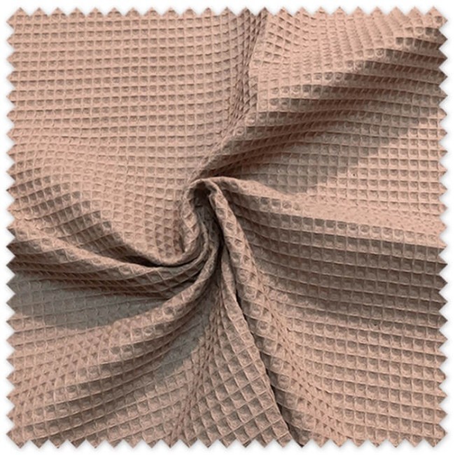 tela gofre color crema por metro