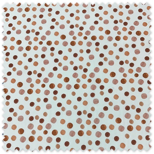 popelín estampado geométrico tierra