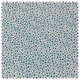 tela popelín algodón poliéster flores pequeñas