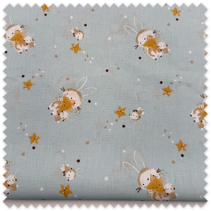 retal algodón 100% estampado bebé